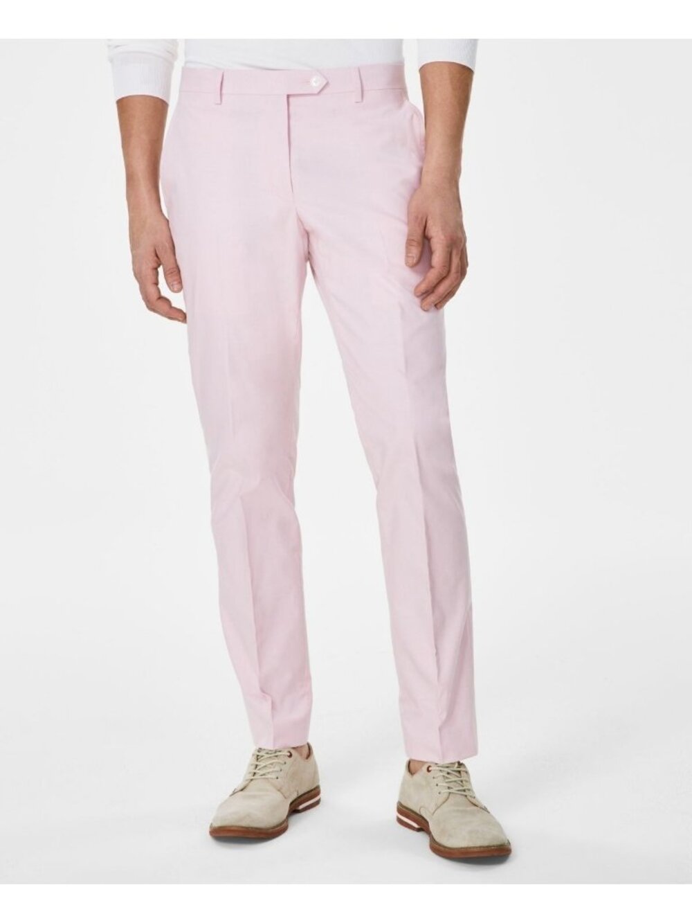 Tommy Hilfiger Mens Modern Fit Suit Separate Pants Pink Size 36W X 32L NWT